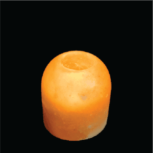 Portavelas con forma de bala de sal del Himalaya, portavelas con forma de bala de sal de roca rosa, portavelas con forma de bala de sal del Himalaya - Product Image 4