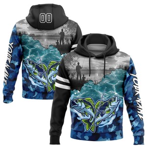เสื้อกีฬาแบบสวมหัวมีฮู้ดพิมพ์ลายสีซับลิเมชัน - Product Image 4