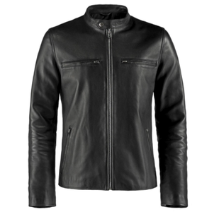 Men's Custom Classic Casual <b>Real</b> <b>Leather</b> <b>Jacket</b> Best New Durable Fabric for Winter Wholesale - Product Image 5