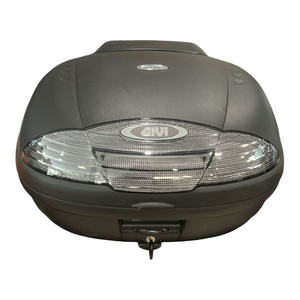 For Givi E450NT <b>Simply</b> II Tech 45-Liter Monolock Motorcycle Tail Box <b>Plastic</b> Top Case with Cushion - Product Image 1