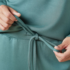 Survêtements pour femmes respirants à capuche, design personnalisé, poids lourd, écologiques, de haute qualité, couleur unie, vêtements d'extérieur, vente en gros - Product Image 5