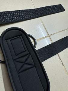 Heavy Duty 3D <b>Ring</b> Wrist Support Lifting Straps Comfortable <b>Thick</b> WeightLifting Cuffed Wrist Straps Adjustable Strength Training - Product Image 3