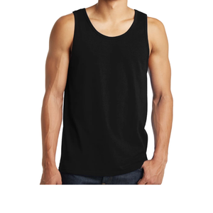 Débardeur de sport pour hommes, col en U, tissu côtelé de forme rapide, haut sans manches pour le fitness en plein air, nouvel arrivage d'été - Product Image 1