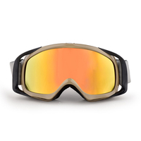 Lunettes de moto coupe-vent, monture en TPU, lentille hydrophobe, sangle réglable, lunettes de motocross pour la conduite, la randonnée et la conduite