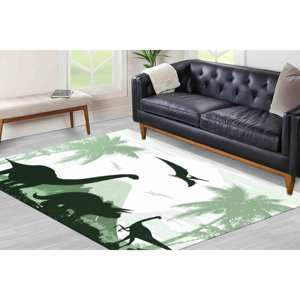 Tapis imprimé dinosaure, tapis imprimé pour chambre d'enfant, tapis pour enfants, tapis doux non tissé - Product Image 2