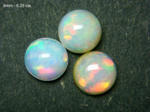 โอปอลเอธิโอเปียแท้ 100% ทรงกลมแบบคาโบชอง หินกึ่งมีค่า เหมาะสำหรับทำเครื่องประดับ โดยผู้ค้าส่งและผู้ผลิตอัญมณี - Product Image 3