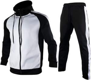 ชุดวอร์มผ้าฟลีซทำจากโพลีเอสเตอร์ชุดวิ่งชุดออกกำลังกาย2025คอปกตั้งชุด80% โพลีเอสเตอร์20% ดีไซน์ล่าสุด - Product Image 1