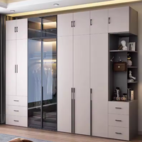 Prima Chambre à coucher de style européen moderne Armoire-penderie sur mesure Placard pour appartement