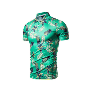 Estilo de playa de algodón de poliéster de alta calidad para hombre para Polo impreso personalizado verano Casual moda corto sólido Terry Golf Logo - Product Image 4