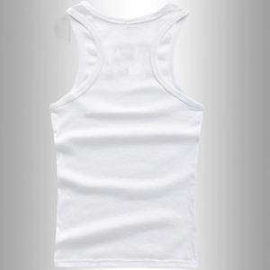 Camiseta de Gimnasio para Hombre 100% Algodón, Corte Ajustado, Canalé, Transpirable, Personalizable - Product Image 3