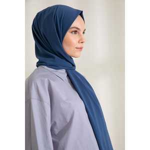 ผ้าคลุมไหล่ไหมอินดิโกเมดินา - Product Image 1