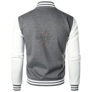Veste universitaire à col montant et à capuche pour homme, design personnalisé, avec doublure en laine, couleurs et tailles personnalisées - Product Image 6