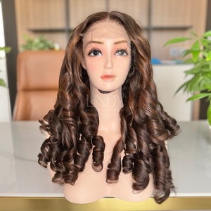 Pelucas de cabello humano vietnamita 100% de buena calidad de cabello humano real sin mezcla - Product Image 1