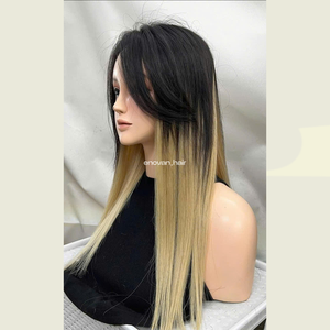 Peluca de encaje completo atada a mano de cabello vietnamita usando la técnica eslava para una experiencia de calidad de salón Premium - Product Image 2