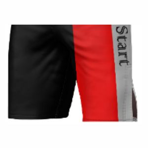 กางเกงขาสั้นฝึกซ้อม MMA แบบแห้งเร็วสำหรับผู้ชายกางเกงออกกำลังกายขาสั้นแบบมีเชือกผูกแบบไทยสำหรับใส่ออกกำลังกายเล่นกีฬามีความยาวถึงเข่า - Product Image 4