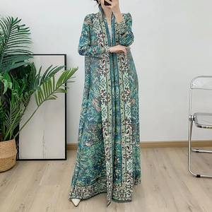 Thobe / Thawb New Abaya/Islamic Middle East <b>Arab</b> Long <b>Dress</b> Tie Bat Sleeve Round Neck Fashion Elegant <b>Dress</b> Robe - Product Image 5