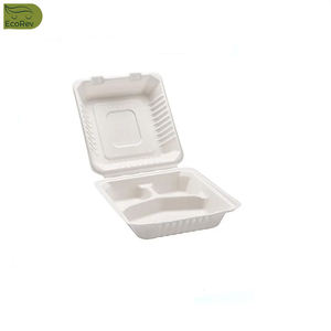 Boîte d'emballage alimentaire biodégradable de bagasse de canne à sucre de qualité supérieure pour boîte à lunch au meilleur prix - Product Image 2