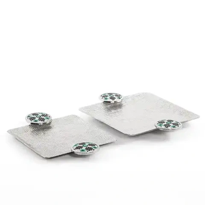 High Quality Metal Handicraft European Design <b>Chocolate</b> Bowl Platter Gold Finished Decorative Tray - Product Image 5