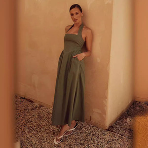 Vestiti estivi per le donne nuove donne alla moda ed elegante vestito senza schienale abito da donna on-line all'ingrosso fornitore - Product Image 2