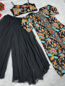 ชุดโชลี โคติ ดีไซน์ใหม่ คอลเลคชั่นผ้าจอร์เจตต์ พร้อมงานปักเลื่อม สำหรับผู้หญิง ชุดประจำชาติ - Product Image 4