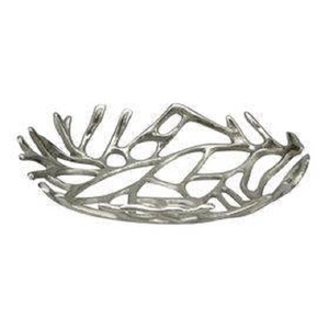 Bol à fruits moderne de forme unique, nouveau design blanc, grande taille, pour mariage et événements, couleur argent poli - Product Image 5