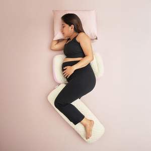 Oreiller de maternité Frido portable et réglable en coton en forme de U pour le soutien du corps - Product Image 5