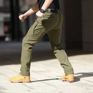 กางเกงคาร์โก้ใส่ได้ทั้งชายและหญิงวัสดุแนวสตรีทแฟชั่นทนทานสไตล์ทรงหลวมสำหรับการเดินทางและชุดกีฬา OEM - Product Image 4