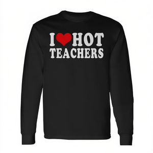 Camiseta de Manga Larga con Corazón Rojo para el Regreso a Clases, Ideal para Profesores, en Promoción - Product Image 3