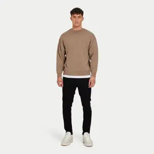 New 2024 Luxury Mock Neck High Quality Sweatshirt Organic Cotton Sweatshirt Custom Logo Blank Oversized Crewneck Sweatshirt