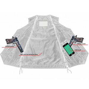 เสื้อกั๊กหนังแท้ทำมือสำหรับขี่มอเตอร์ไซค์ เสื้อกั๊กมอเตอร์ไซค์หนังหนา 3 มม. เสื้อกั๊กขี่มอเตอร์ไซค์ - Product Image 3