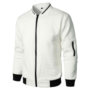 Men's Spring Autumn Bomber Jacket Zipper <b>Stand</b> Collar Coat Casual Plus Size 5XL Breathable Windproof Comfortable Plus Size Coats - Product Image 2