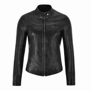 Veste en cuir Avirex en peau de mouton pour hommes la plus vendue en gros Veste de haute qualité à fermeture éclair complète avec techniques brodées - Product Image 1