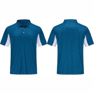 Polo Personalizado de Manga Corta para Hombre, Mezcla de Algodón Premium, Diseño de Bloques de Color Blanco, Negro y Rojo, Ropa de Golf Informal y Transpirable, OEM - Product Image 4