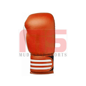 Guantes de boxeo de cuero PU de alta calidad OEM logotipo personalizado profesional 12oz 14oz 16oz guantes para entrenamiento de gimnasia al por mayor - Product Image 6