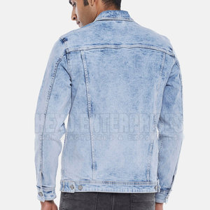 Hot Selling Premium Quality Jeans <b>Jacket</b> Warm Winter Comfortable <b>Men</b> Jeans <b>Jacket</b> for Online Sale - Product Image 3