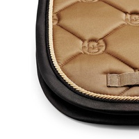 Tapis de selle anglais matelassé de luxe, respirant, durable, avec doublure douce pour le confort et le style, équipement d'équitation