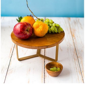 Custom Logo <b>Vintage</b> Style Wood <b>Cake</b> <b>Stand</b> Birthday and Wedding Party Used Celebration Walnut Finishing Handmade <b>Cake</b> <b>Stand</b> - Product Image 5