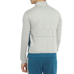 Conjunto Deportivo de Invierno de Alta Calidad con Cuello Alto, 100% Algodón, Diseño de Logotipo Personalizado, Transpirable y Ligero para Hombre - Product Image 4