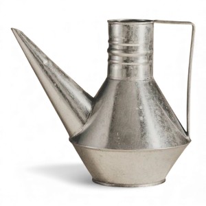 บัวรดน้ำโลหะชุบสังกะสีแบบคลาสสิกพร้อมพวยยาวสำหรับตกแต่งบ้านไร่แบบชนบทบ้านและสวน - Product Image 2