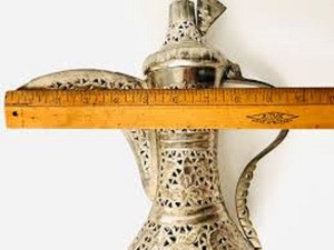 <b>SET</b> of 3 BRASS ARABIC DALLAH TEA COFFEE <b>POT</b> MANUFACTURER FROM INDIA DALLAH ARABIC - Product Image 6