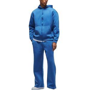 ชุดวอร์มลำลองแบบสปอร์ต ผ้าเทคฟลีซ สำหรับออกกำลังกาย ชุดสองชิ้นสำหรับผู้ชาย ชุดวิ่งจ๊อกกิ้ง - Product Image 2