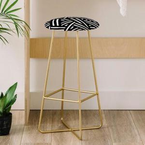 Chaise de comptoir haute en métal à prix d'usine tabouret de bar en fil métallique pour hôtel à domicile chaise de pub avec le dernier design et style à la mode - Product Image 6