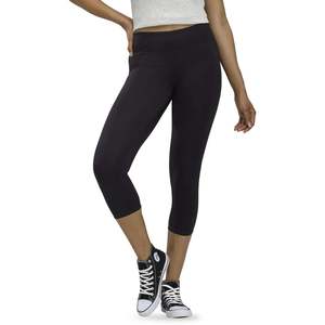 Leggings Capri de Cintura Alta para Mujer Hue Cool Breeze XXL, Transpirables, de Spandex/Nylon, con Decoración de Botones, Logotipo Personalizable - Product Image 1