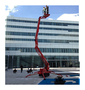 Nuevo elevador telescópico/articulado 18m Diesel/gasolina/AC remolque detrás Cherry Picker elevador articulado en venta - Product Image 3