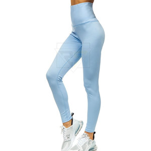 Mallas de gimnasio de alta calidad para mujer, mallas de entrenamiento suaves sin costuras con efecto de levantamiento de glúteos, Material de LICRA de punto con logotipo personalizado - Product Image 1