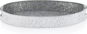 Venta caliente decoración de la Mesa bandeja galvanizada forma ovalada de Calidad exclusiva con asas bandeja galvanizada de proveedores de venta completa - Product Image 3
