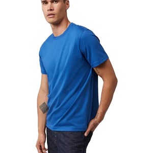 Vente en gros de t-shirt à col mi-manches en jersey de coton doux de qualité supérieure personnalisée en rouge Marque de qualité Hip Hop Prix - Product Image 3