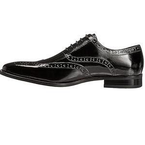Zapatos de Vestir de Oficina de Primavera Ligeros, Elegantes y Negros Hechos a Mano Personalizados al por Mayor, Botas de Trabajo Oxford 100% Cuero - Product Image 3