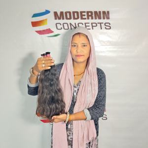 Vendedor-Vendido 100% Cutícula virgen cruda alineada químicamente sin procesar Natural liso a granel cabello humano vietnamita suelto profundo - Product Image 5