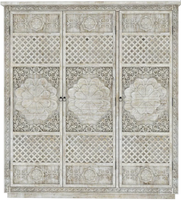Armoire de luxe en teck massif, 4 tiroirs, étagères, sculptée à la main, meuble de rangement moderne pour chambre à coucher, maison, appartement, hôtel, Java